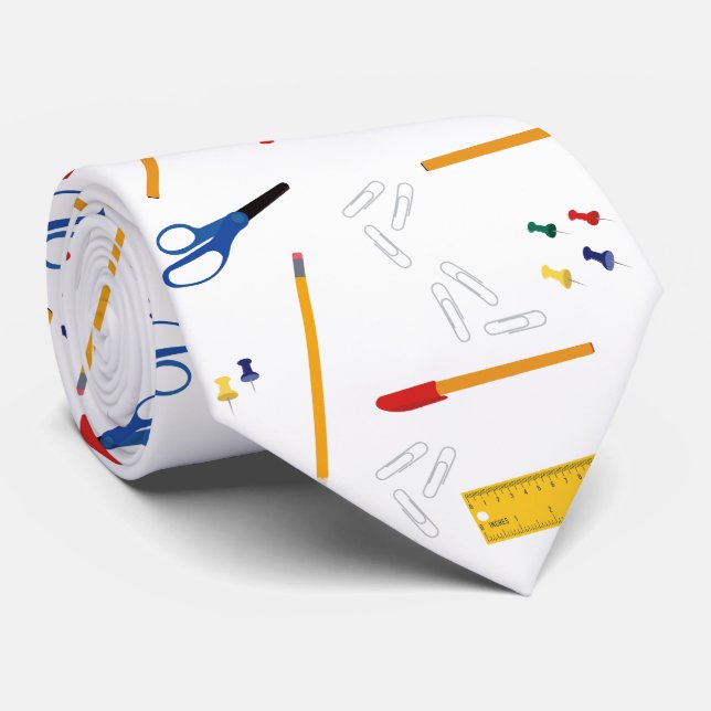 Cravate Bureau scolaire et artisanat Fournitures Motif (Roulé)