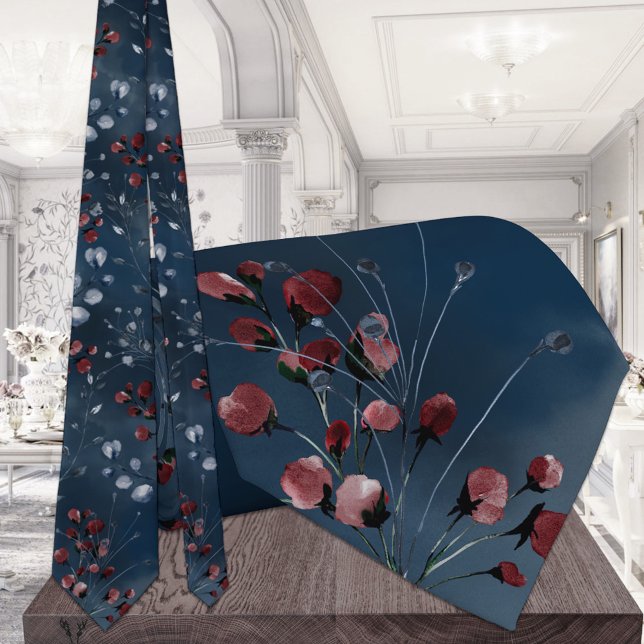 Cravate Burgundy Navy Vert Mariage élégant (Créateur téléchargé)