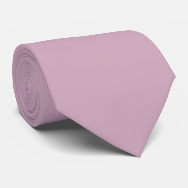 Cravate Burnished Lilac Solid Color (Roulé)