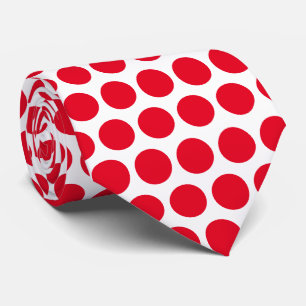 Cravate Cadeau de fête d'anniversaire à pois rouges Faveur