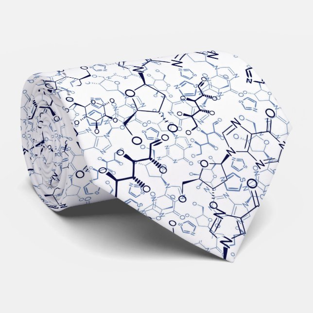 Cravate Cadeaux de chimie de formule chimique (Roulé)