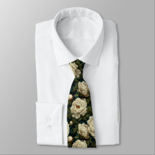 Cravate Cadeaux Élégants pour Hommes Pivoines