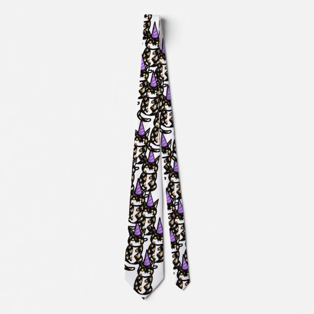 Cravate Calico Cat Celebration Tie (Devant)