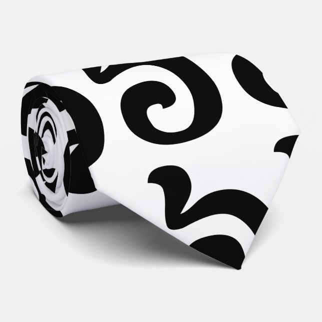 Cravate Cambodian Number 6 / Six / ៦ (Pram Muj) Khmer (Roulé)