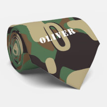 Camo camouflage vert Brown beige Nom du monogramme
