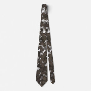 Cravate Camo Feuille écarse