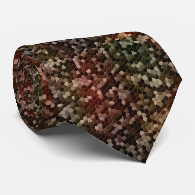 Cravate Camo Tortoise Shell (Roulé)