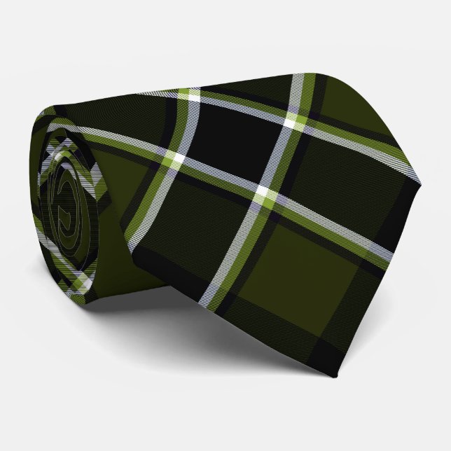 Cravate Camouflage militaire moderne Motif tatan (Roulé)