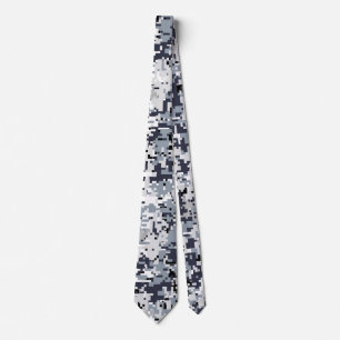 Cravate Camouflage numérique de style urbain