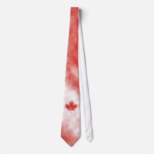 Cravate canadienne de drapeau