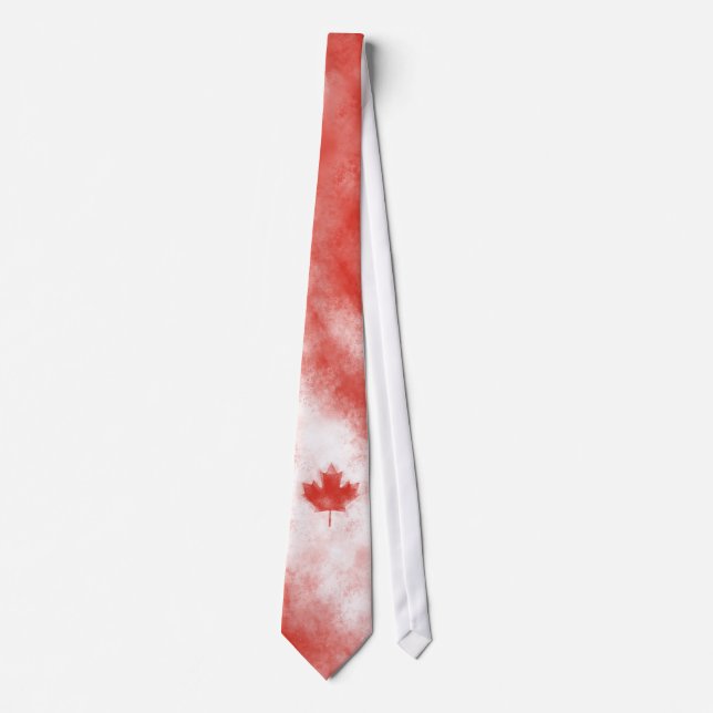 Cravate canadienne de drapeau (Devant)