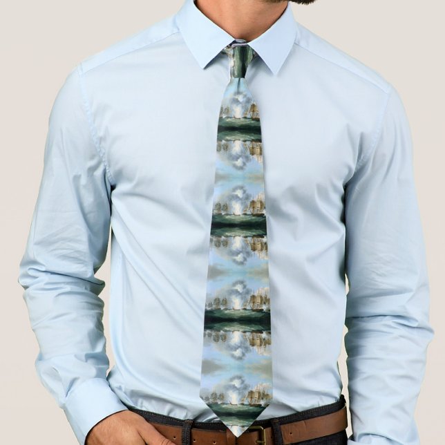 Cravate Capturer les navires à trésors espagnols 1804 (Créateur téléchargé)