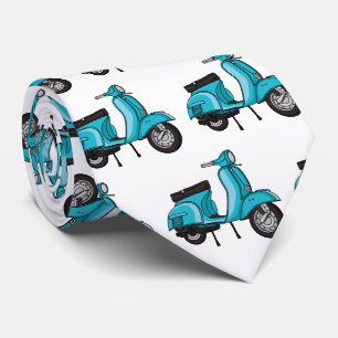 Cravate Caricature moto mopée mûre illustration