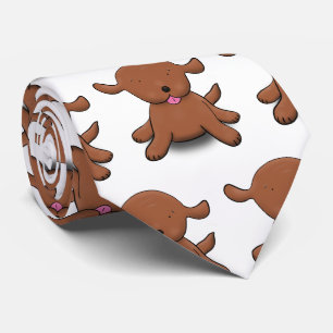 Cravate Caricature pour chien de chiot joyeux