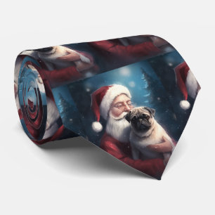 Cravate Carlin Avec Noël Festif Du Père Noël