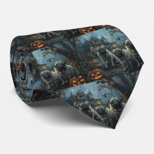 Cravate Carlin Halloween Night Doggy Délice