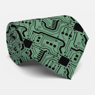 Cravate Carte à circuit imprimé - Vert