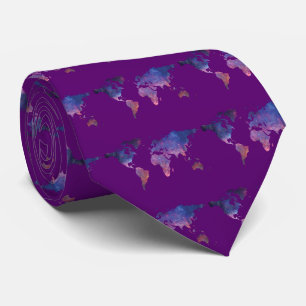 Cravate Carte du monde