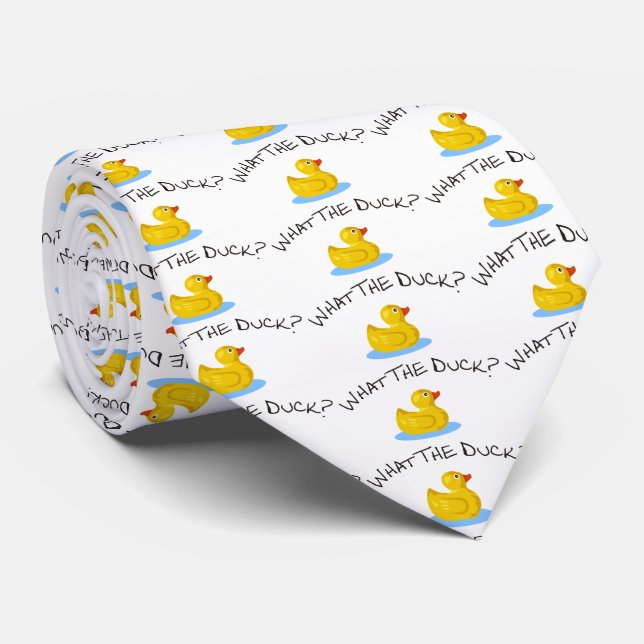 Cravate Ce qui le canard (Roulé)