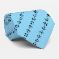 Cercles D'Écran Polka Noir Motif Sur Bleu