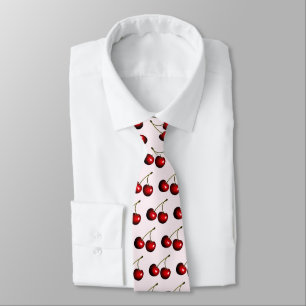 Cravate Cerises rouges douces -
