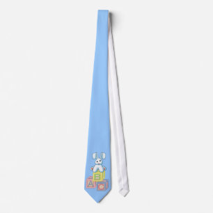 Cravate C'est un lapin de bleu de garçon
