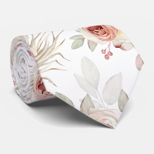 CRAVATE CHAMBRES ROSE ROSE ROMANTIQUE