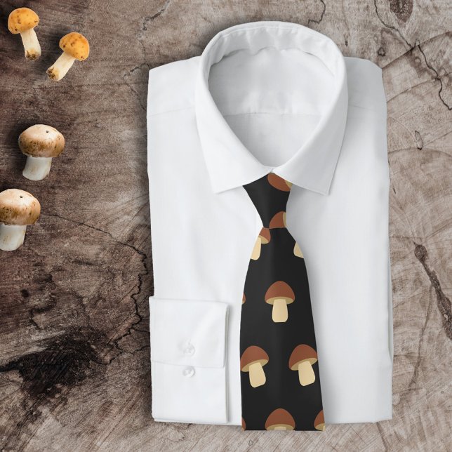 Cravate Champagne (Mushroom Neck Tie)