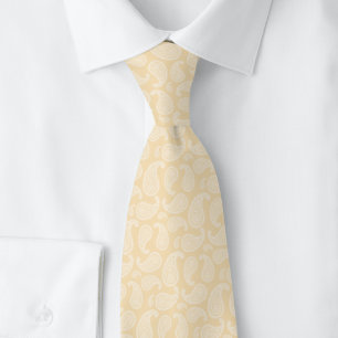Cravate Champagne Paisley