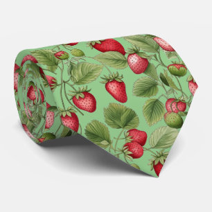 Cravate Champs de fraises