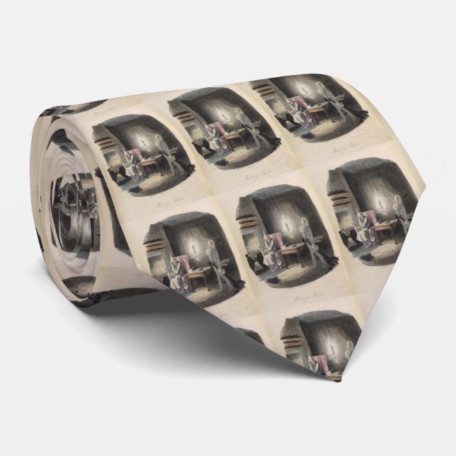 Cravate Chant de Noël - le fantôme de Marley (Roulé)
