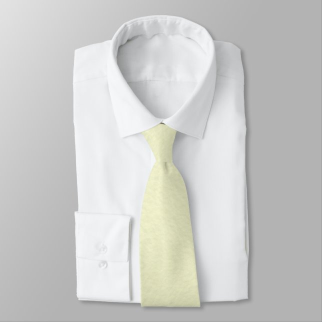 Cravate Chartreuse Champagne (Attaché)