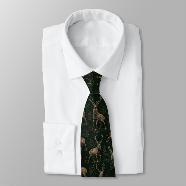 Cravate Chasse au cerf (Attaché)