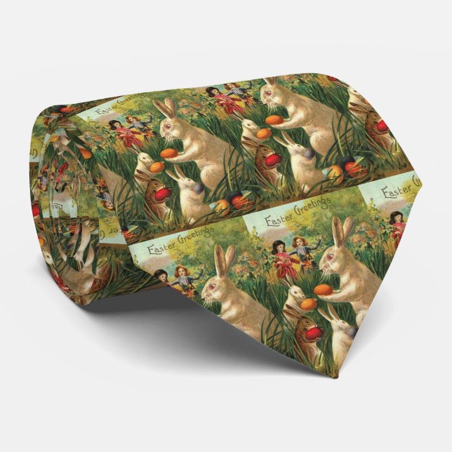 Cravate Chasse aux œufs de Pâques (Roulé)