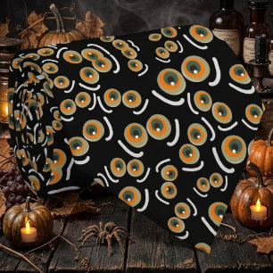 Cravate Chat effrayant Halloween Boo Eyes Bat