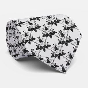 Cravate Chats et casserole Damask Look Motif