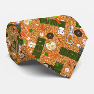 Cravate Chats Kawaii Ramen