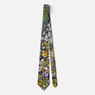 Cravate Chemin du jardin avec les poulets, Gustav Klimt