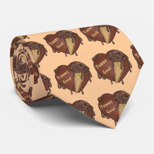 Cravate Chemise à motif glace au chocolat
