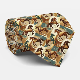 Cravate Chemise de Derby de Courses de Chevaux Abstraite