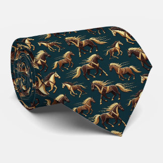 Cravate Chemise de Derby de Courses de Chevaux Abstraite