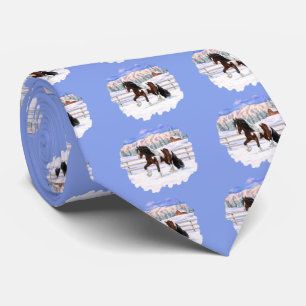 Cravate Cheval de Tinker Tinker Gypsy Vanner Brown Pinto