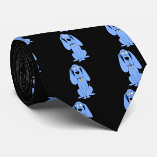 Cravate Chien bleu. Hound.