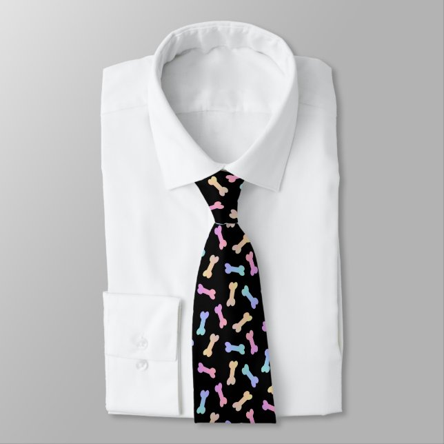 Cravate Chien Bones Rainbow (Attaché)