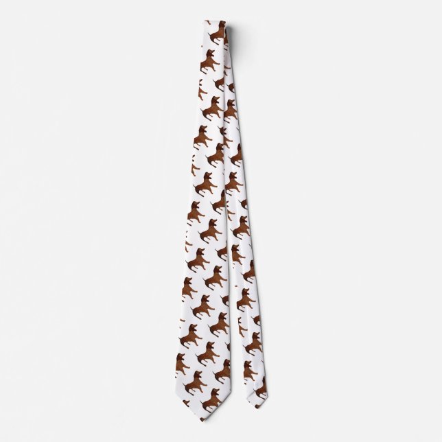 Cravate Chien dame Dachshund (Devant)