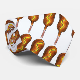 Cravate Chien de Corn Chien de Corne avec/ Mustard Hot Chi