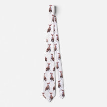 Chien motif marron et blanc tendance Pit Bull 