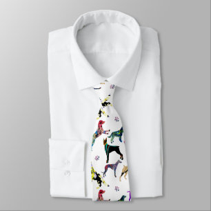 Cravate Chiens et pattes