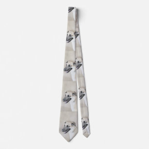 Cravate Chinook (Oreilles Laissées) Peinture - Art Chien o