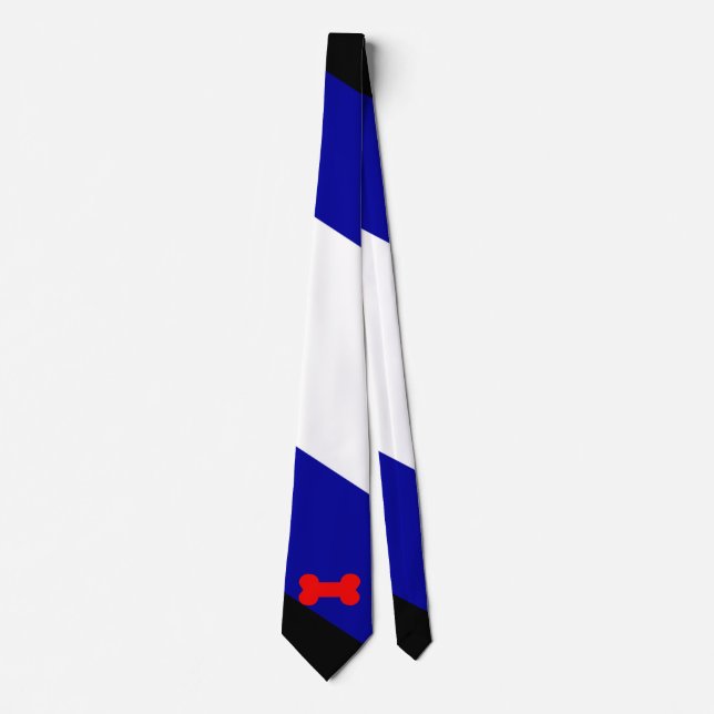 Cravate Chiot Jouer à la fierté drapeau (Devant)